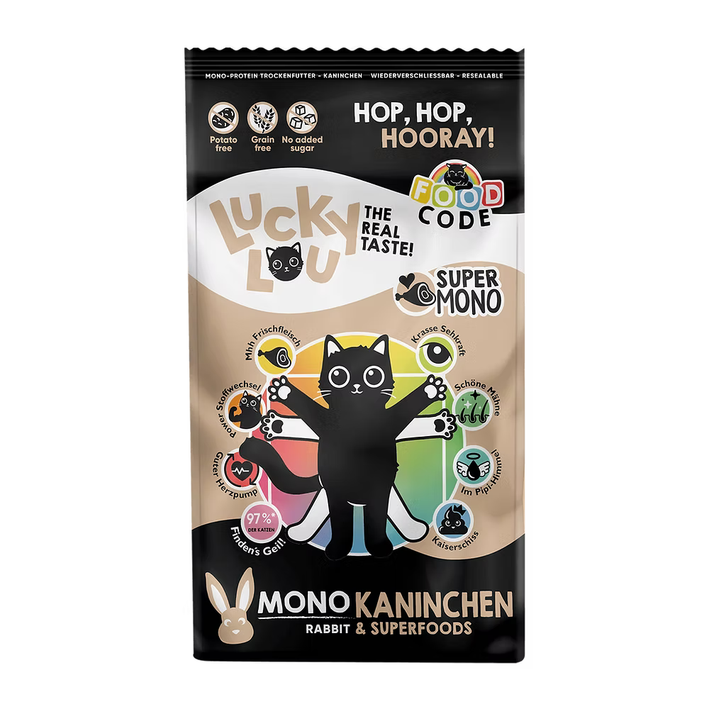 Lucky Lou Kunić monoproteinska suha hrana za mačke