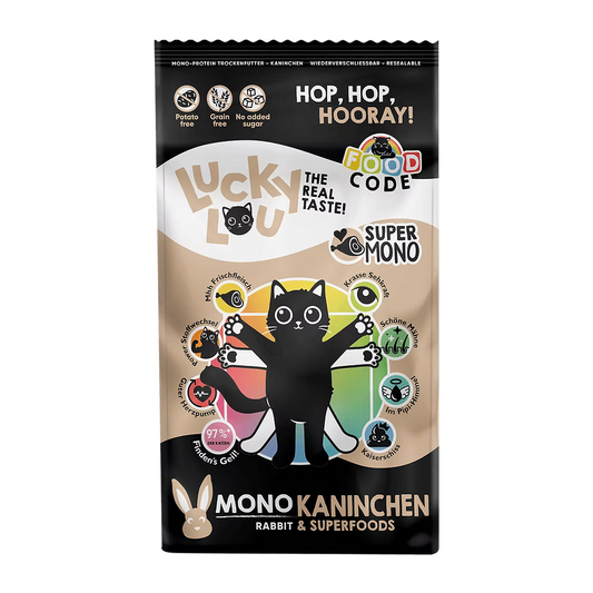 Lucky Lou Kunić monoproteinska suha hrana za mačke