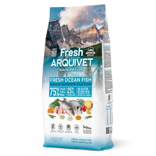 Arquivet Fresh Ocean Fish hladno prešana hrana za odrasle pse 10 kg