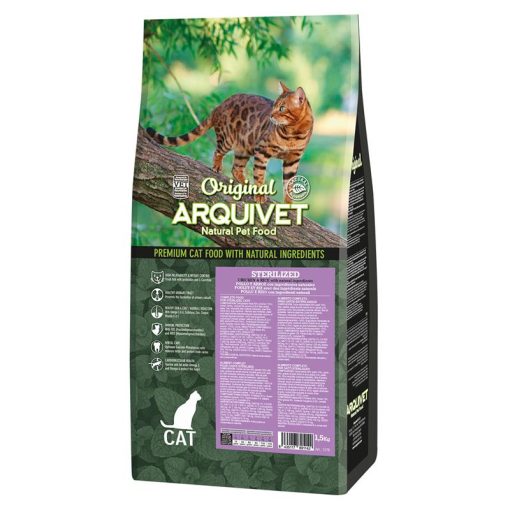 Arquivet Original Puretina suha hrana za sterilizirane mačke 7 kg