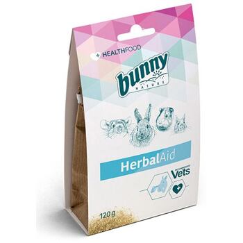 Bunny Nature Herbal Aid 120 g  hrana za poticanje apetita i oporavak patuljastih kunića i malih glodavaca