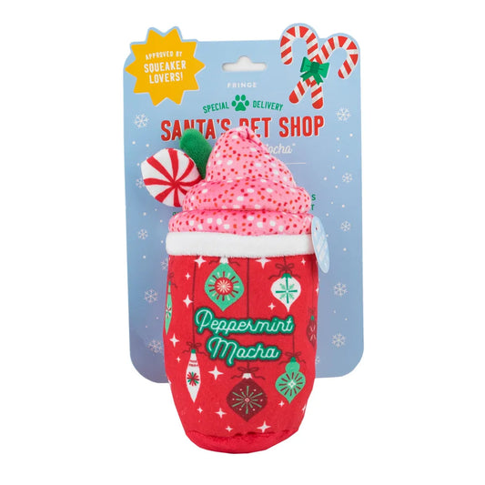 Fringe Peppermint Mocha igračka za pse s piskom