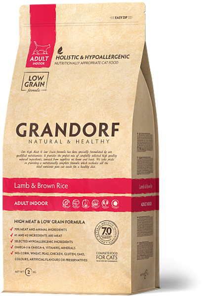 Grandorf  Cat janjetina suha hrana za odrasle mačke 2 kg