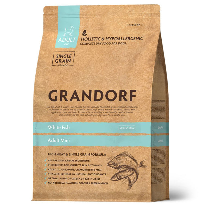 Grandorf Mini Bijela riba suha hrana za pse malih pasmina 1 kg