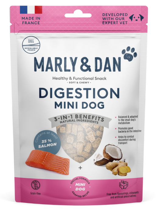 Marly and Dan Digestion Mini, hipoalergene posalstice od lososa za pse