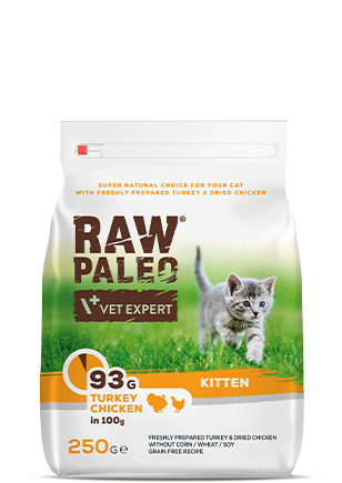 Raw Paleo Kitten, suha hrana za mačiće, 2 kg