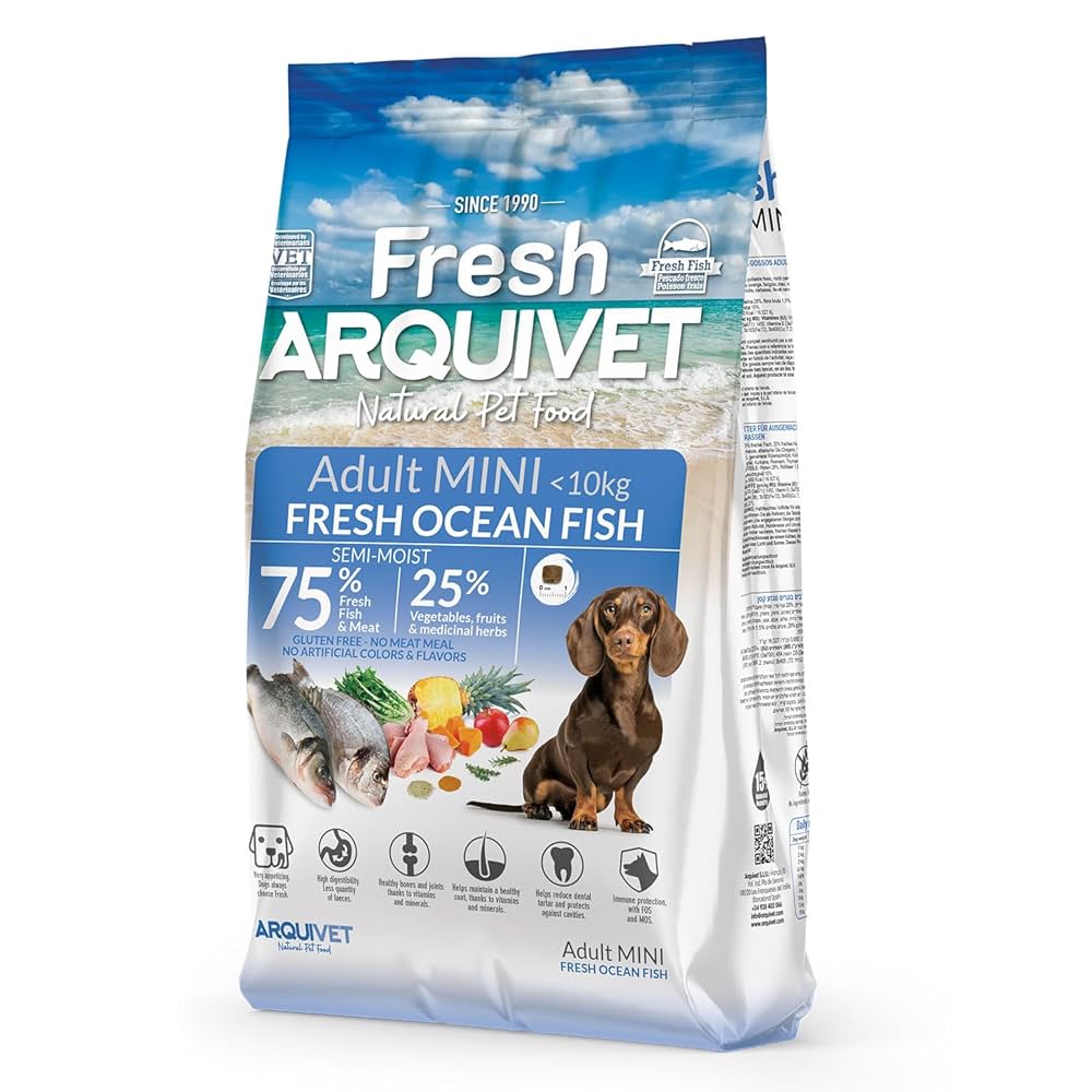Arquivet Mini Fresh Fish hladno prešana hrana za pse malih pasmina 1 kg