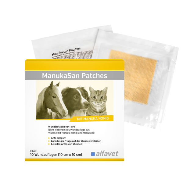 Manuka med dermalni flasteri za rane i alerije 10x10 cm