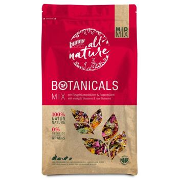 Bunny Nature Botanicals Mix cvjetovi nevena, ruže i plavog različka i ehinaceja, 130 g