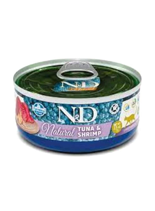 Farmina Natural wet tuna s škampima, mokra hrana za mačke 70 g