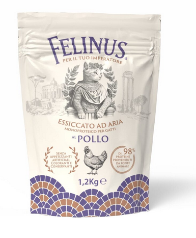 Felinus Air Dried Barf piletina sirova hrana za mačke 1.2 kg
