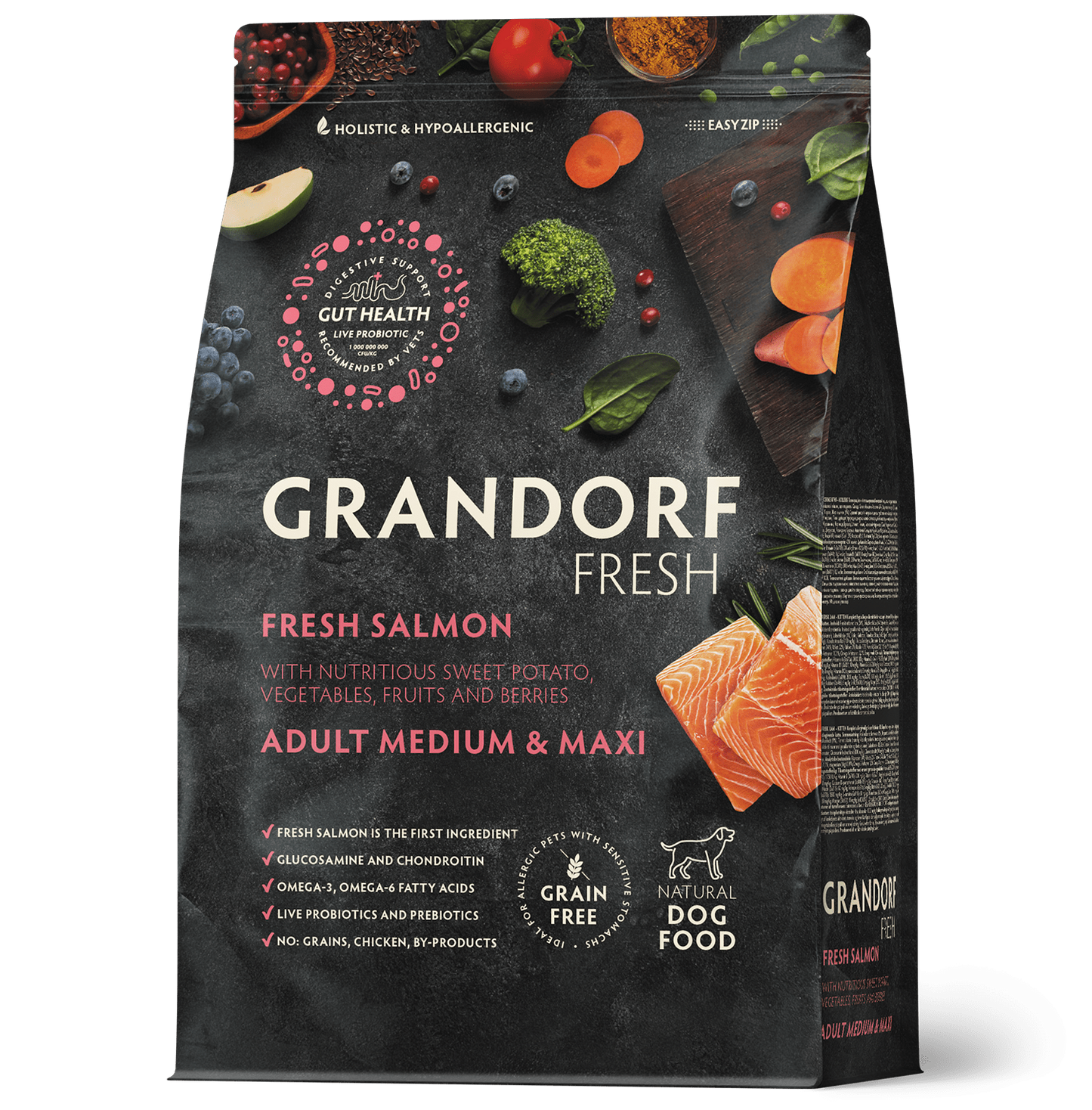 Grandorf Fresh Losos suha hrana za pse 3 kg
