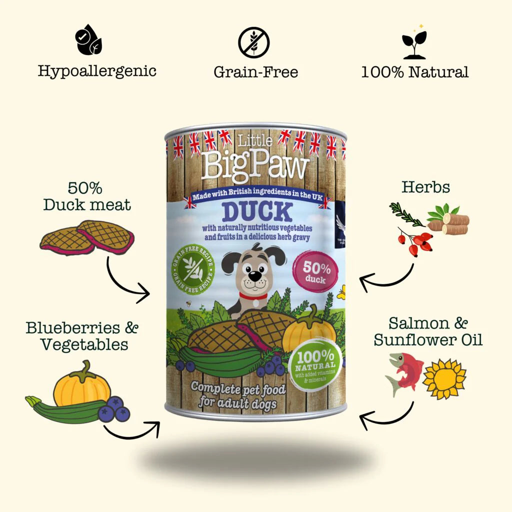 Little Big Paw Patka monoprotein potpuna mokra hrana za pse 400 g