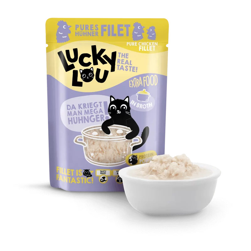 Lucky Lou Pileći file juha,mokra hrana za mačke 70 g