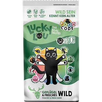 Lucky Lou Senior Divljač suha hrana za starije mačke 750 g