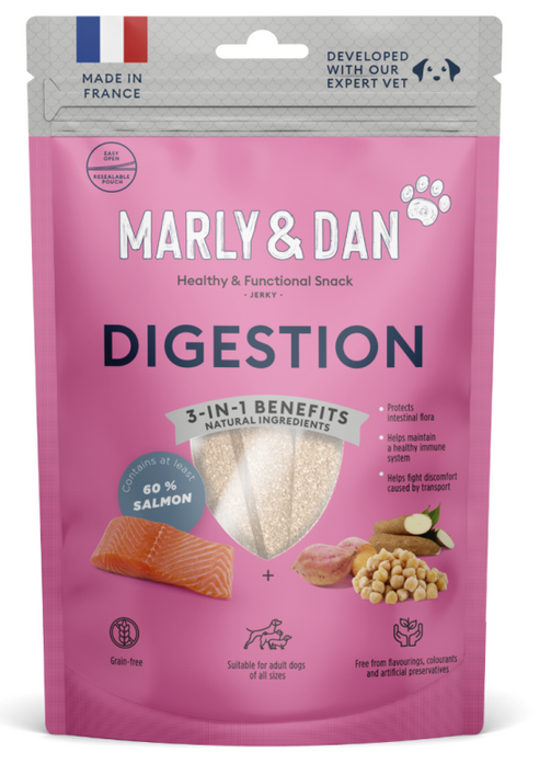 Marly and Dan Digestion, hipoalergene poslastice od lososa za pse