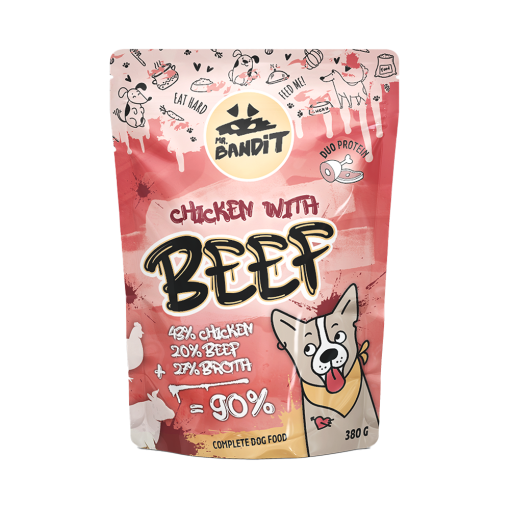 Mr.Bandit mokra hrana za pse s 90% mesa, piletina i govedina
