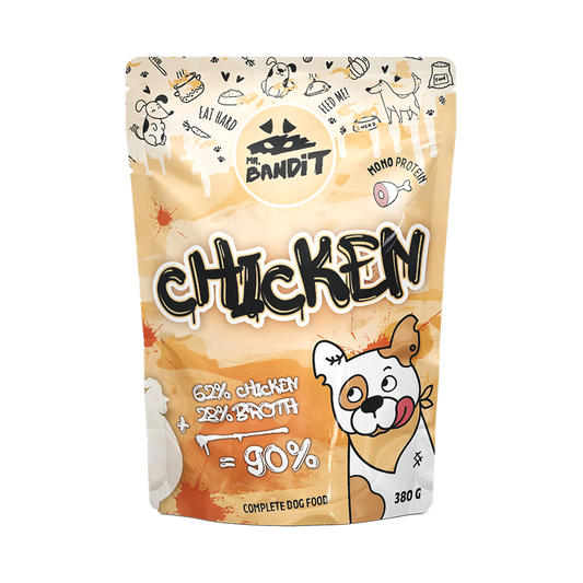 Mr.Bandit mokra hrana za pse s 90% mesa, piletina