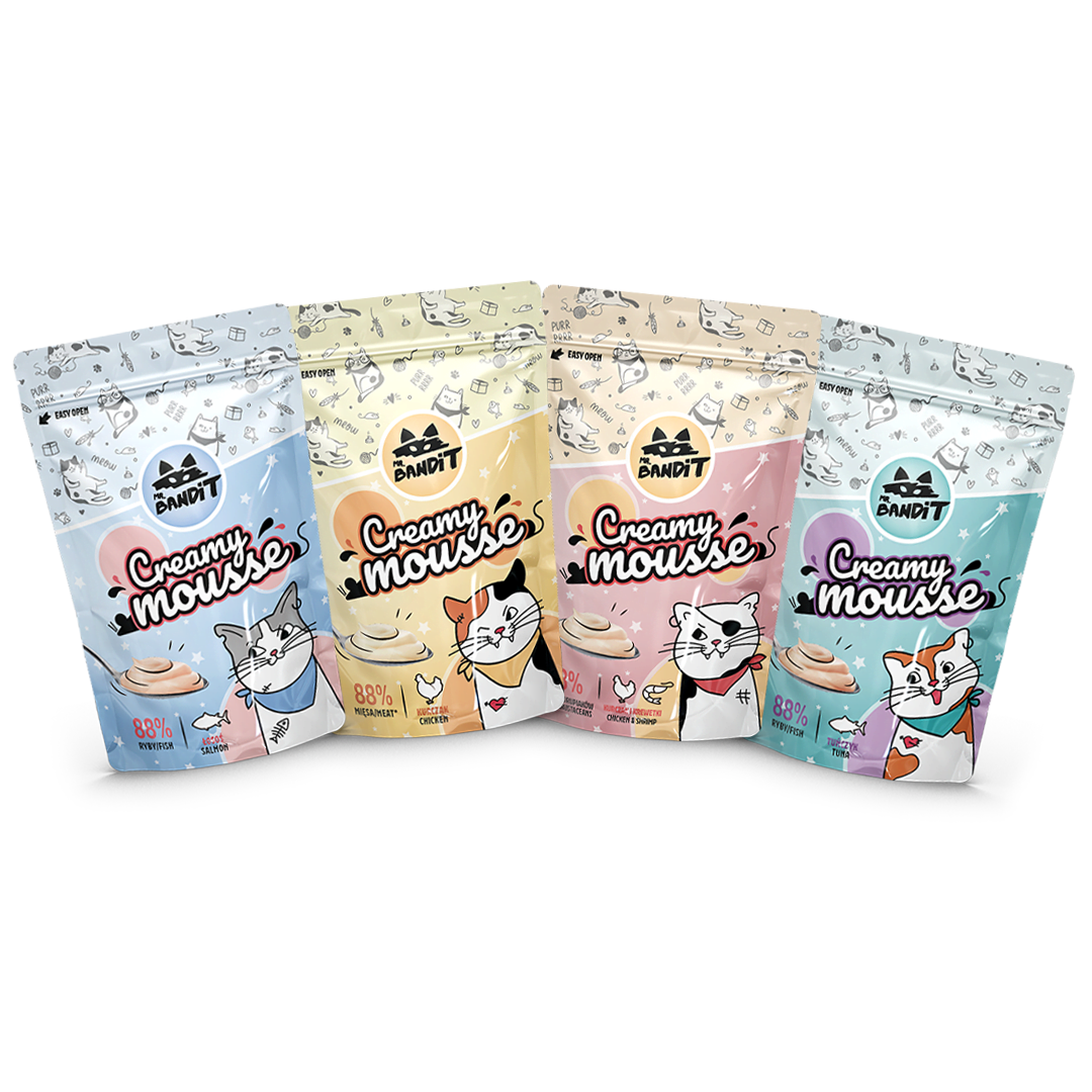 Mr.Bandit Cat Creamy Mousse tekuća poslastica za mačke,60 g