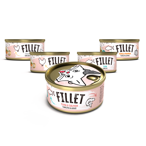 Mr. Bandit Cat filet, dopunska vlažna hrana za mačke, 80 g