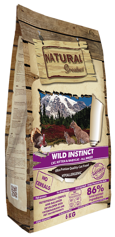 Natural Greatness Wild Instinct suha hrana za mačke 2 kg