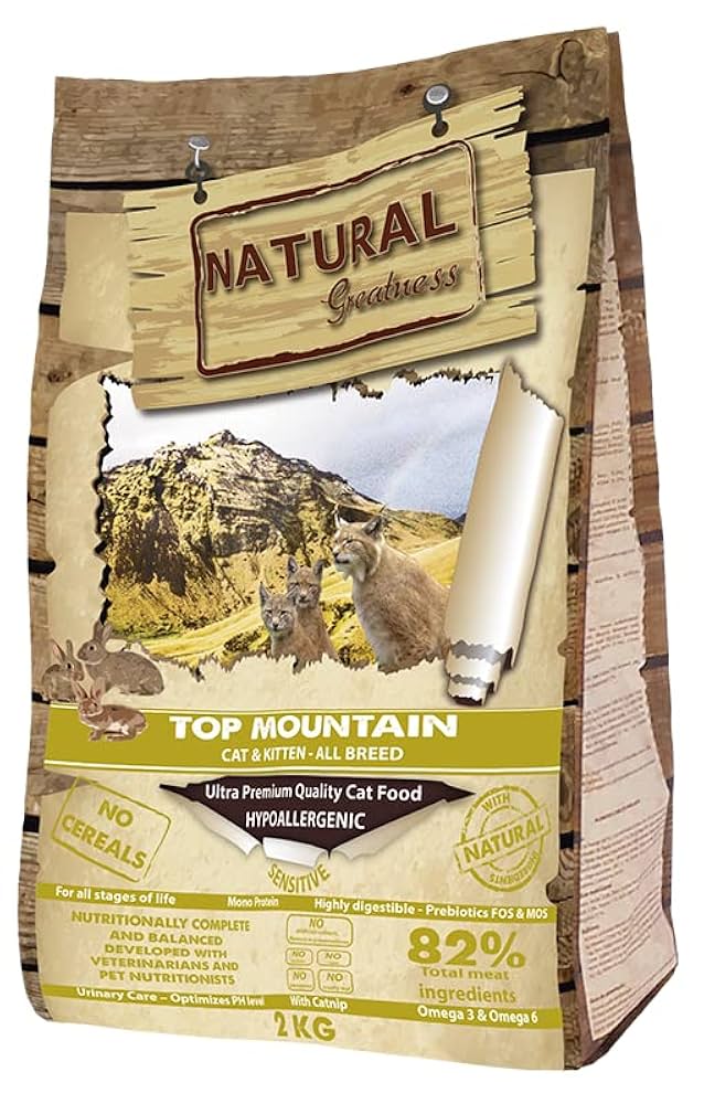 Natural Greatness Top Mountain suha hrana za mačke 600 g