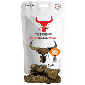 The Buffalo sušeni grkljan bizona, hipoalergena poslastica za pse 100g