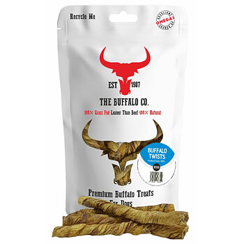 The Buffalo Twist od bizona, hipoalergena poslastica za pse 100g