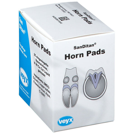 Veyx SanDitan® Horn Pads antibakterijske maramice za kopita i gnjilogriz