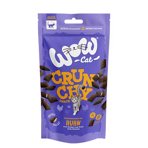 WOW Cat Crunchy punjeni keksi za mačke 60 g